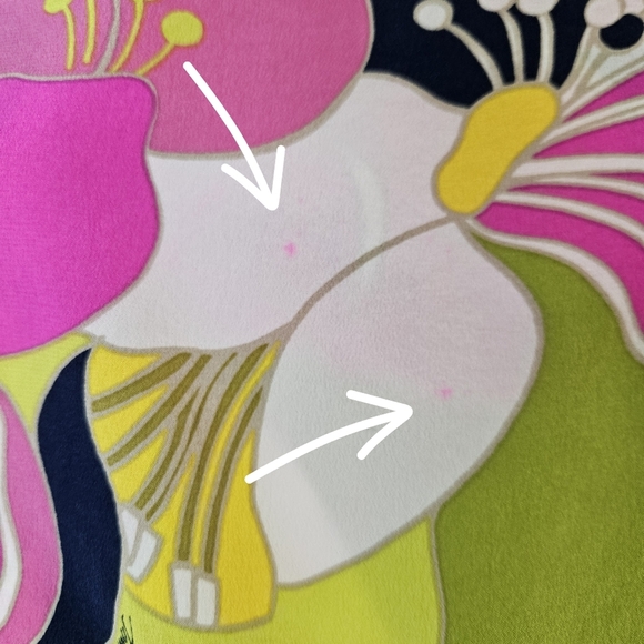 Trina Turk Kahe One Shoulder Floral Silk Top With Ruffle Overlay *Pink Spots* M - Picture 9 of 14